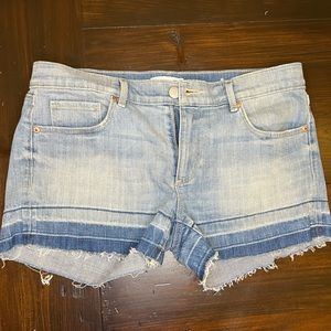 Ann Taylor loft cut off Jean shorts